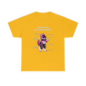 Protogen Pink - T-Shirt T-Shirt Artworktee Gold S 