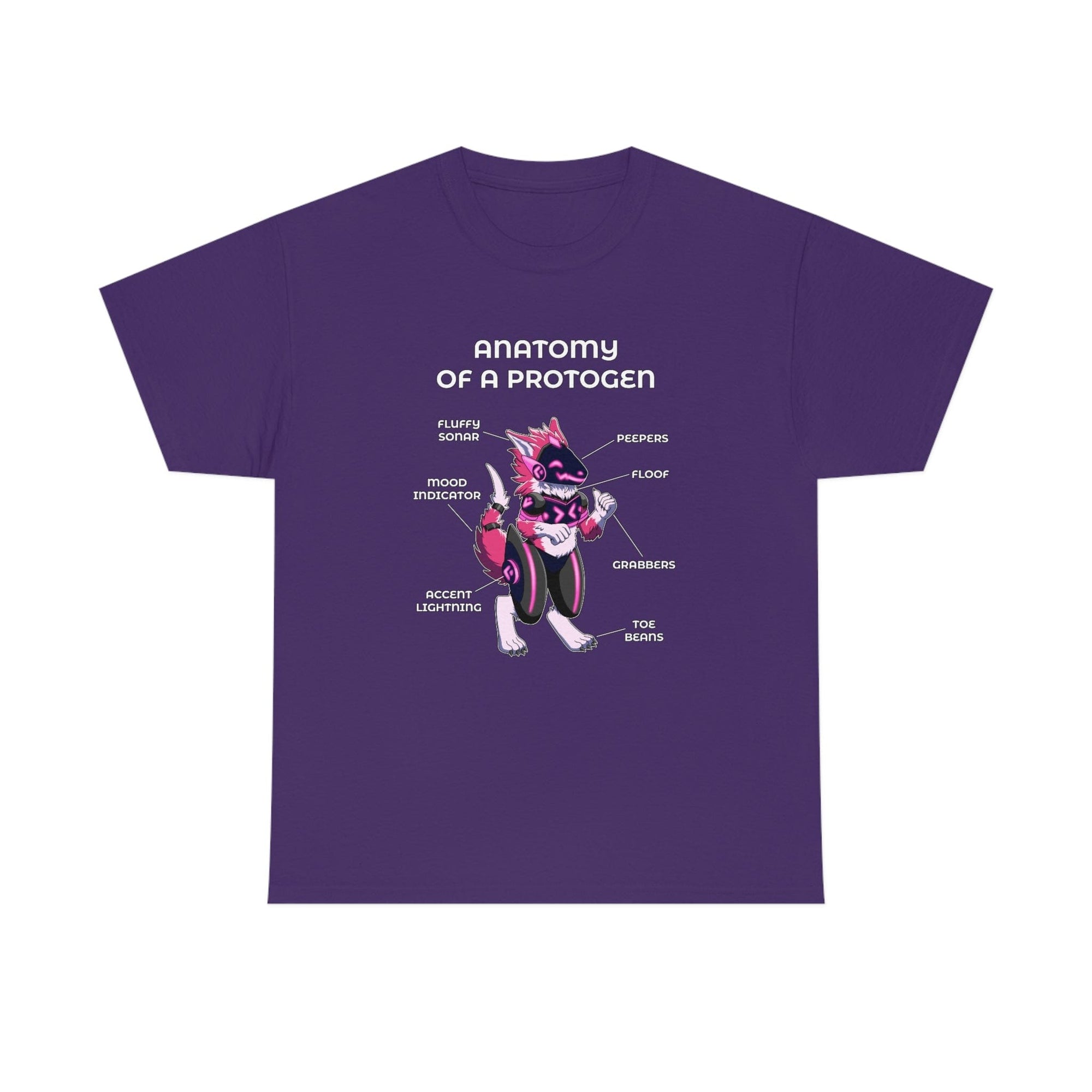 Protogen Pink - T-Shirt T-Shirt Artworktee Purple S 