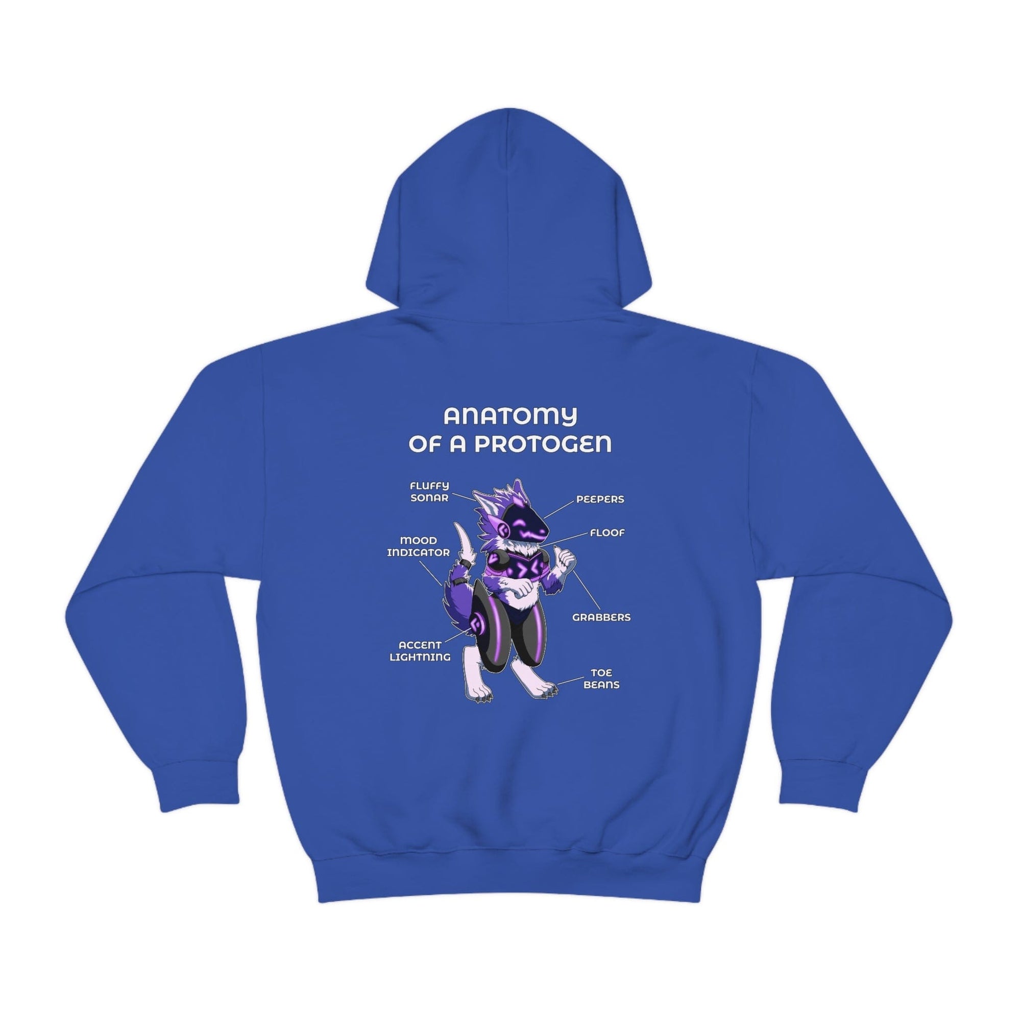 Protogen Purple - Hoodie Hoodie Artworktee Royal Blue S 