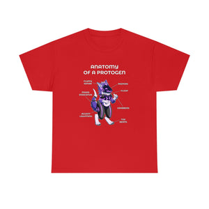 Protogen Purple - T-Shirt T-Shirt Artworktee Red S 