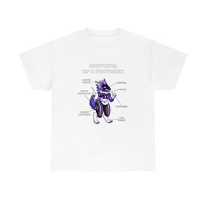 Protogen Purple - T-Shirt T-Shirt Artworktee White S 