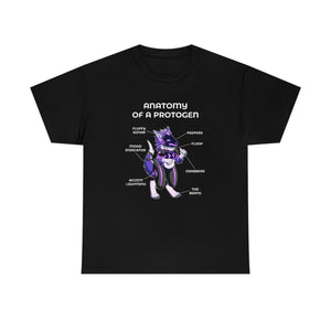 Protogen Purple - T-Shirt T-Shirt Artworktee Black S 