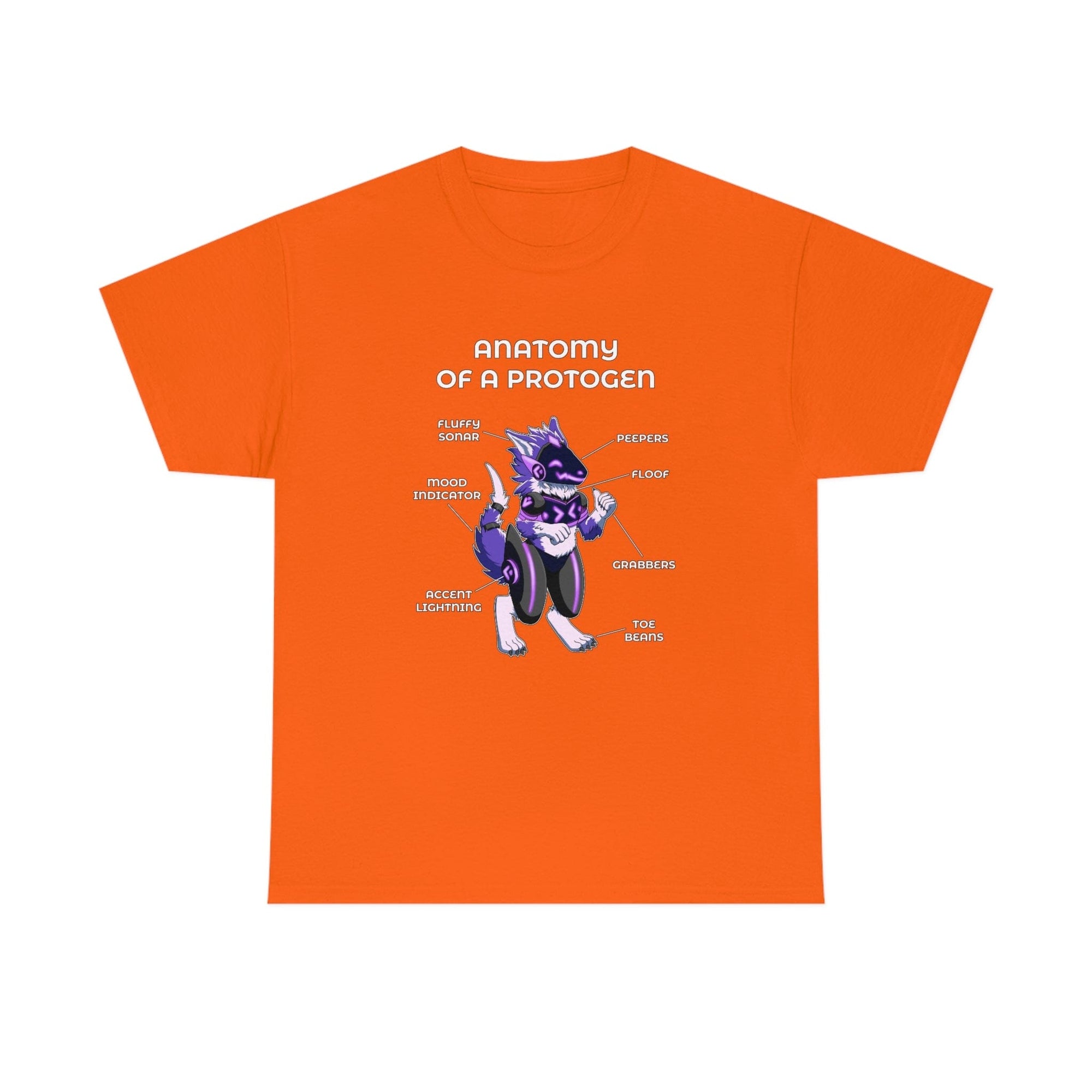Protogen Purple - T-Shirt T-Shirt Artworktee Orange S 