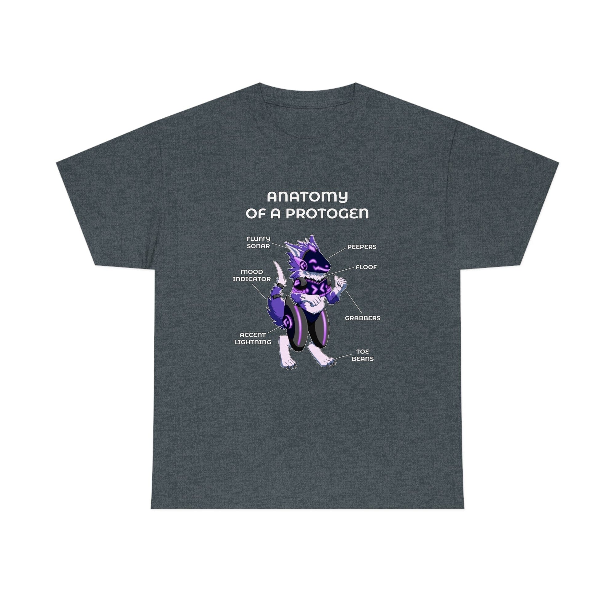 Protogen Purple - T-Shirt T-Shirt Artworktee Dark Heather S 