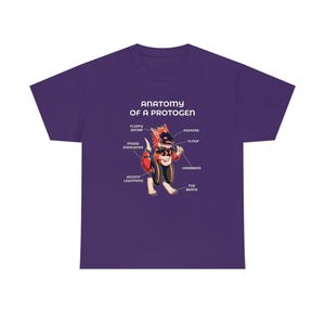 Protogen Red - T-Shirt T-Shirt Artworktee Purple S 