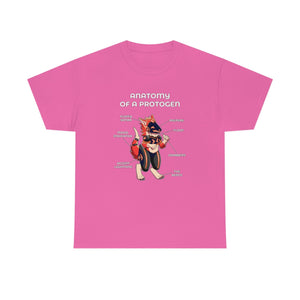 Protogen Red - T-Shirt T-Shirt Artworktee Pink S 
