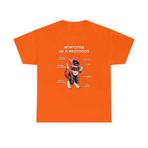 Protogen Red - T-Shirt T-Shirt Artworktee Orange S 