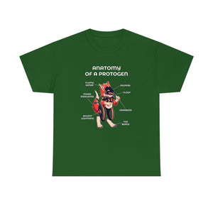 Protogen Red - T-Shirt T-Shirt Artworktee Green S 