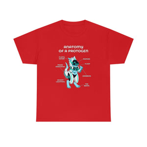 Protogen White - T-Shirt T-Shirt Artworktee Red S 