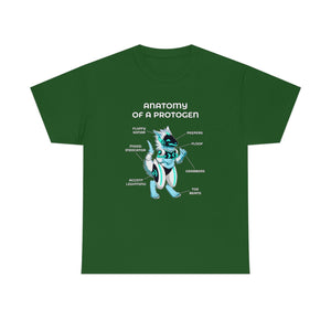 Protogen White - T-Shirt T-Shirt Artworktee Green S 