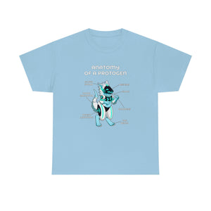 Protogen White - T-Shirt T-Shirt Artworktee Light Blue S 