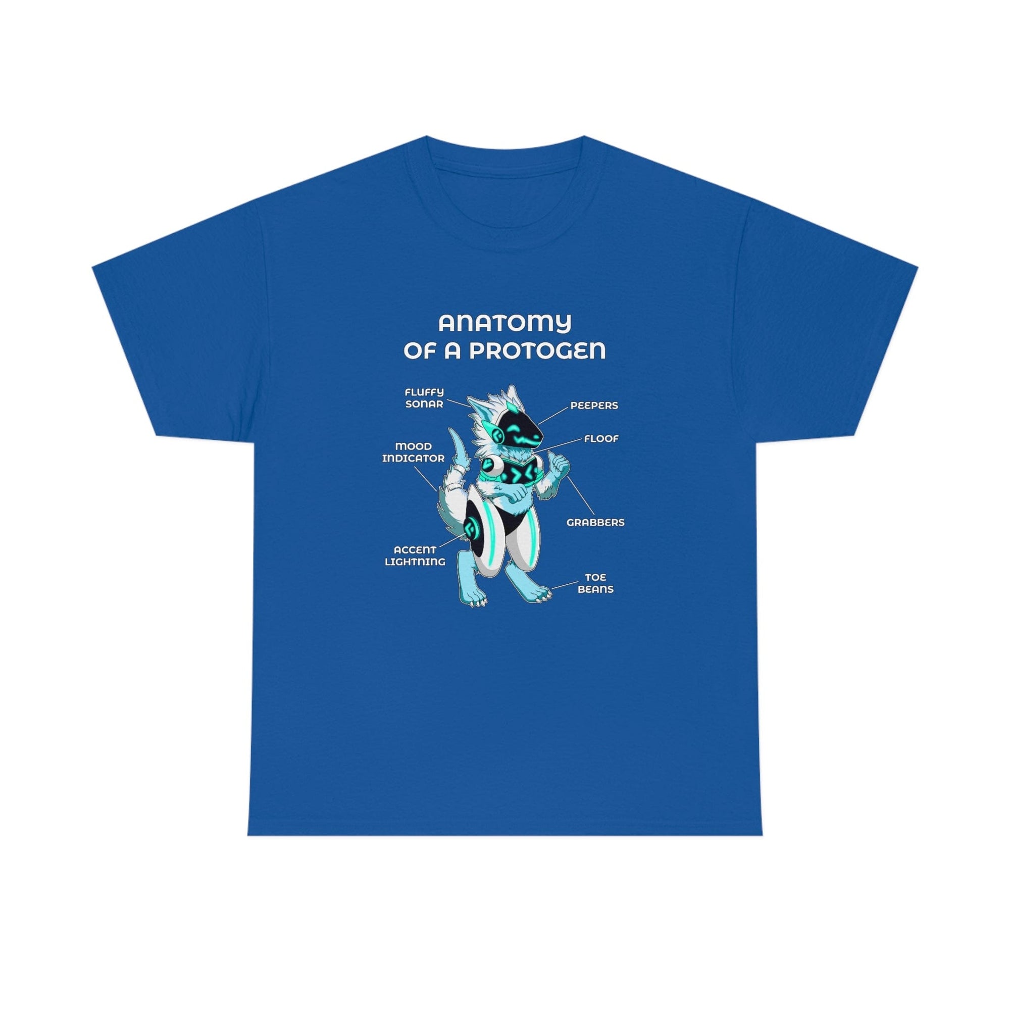 Protogen White - T-Shirt T-Shirt Artworktee Royal Blue S 