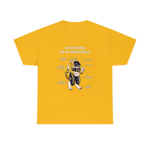 Protogen Yellow - T-Shirt T-Shirt Artworktee Gold S 