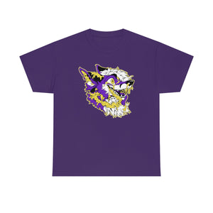 Purple and Yellow - T-Shirt T-Shirt Artworktee Purple S 
