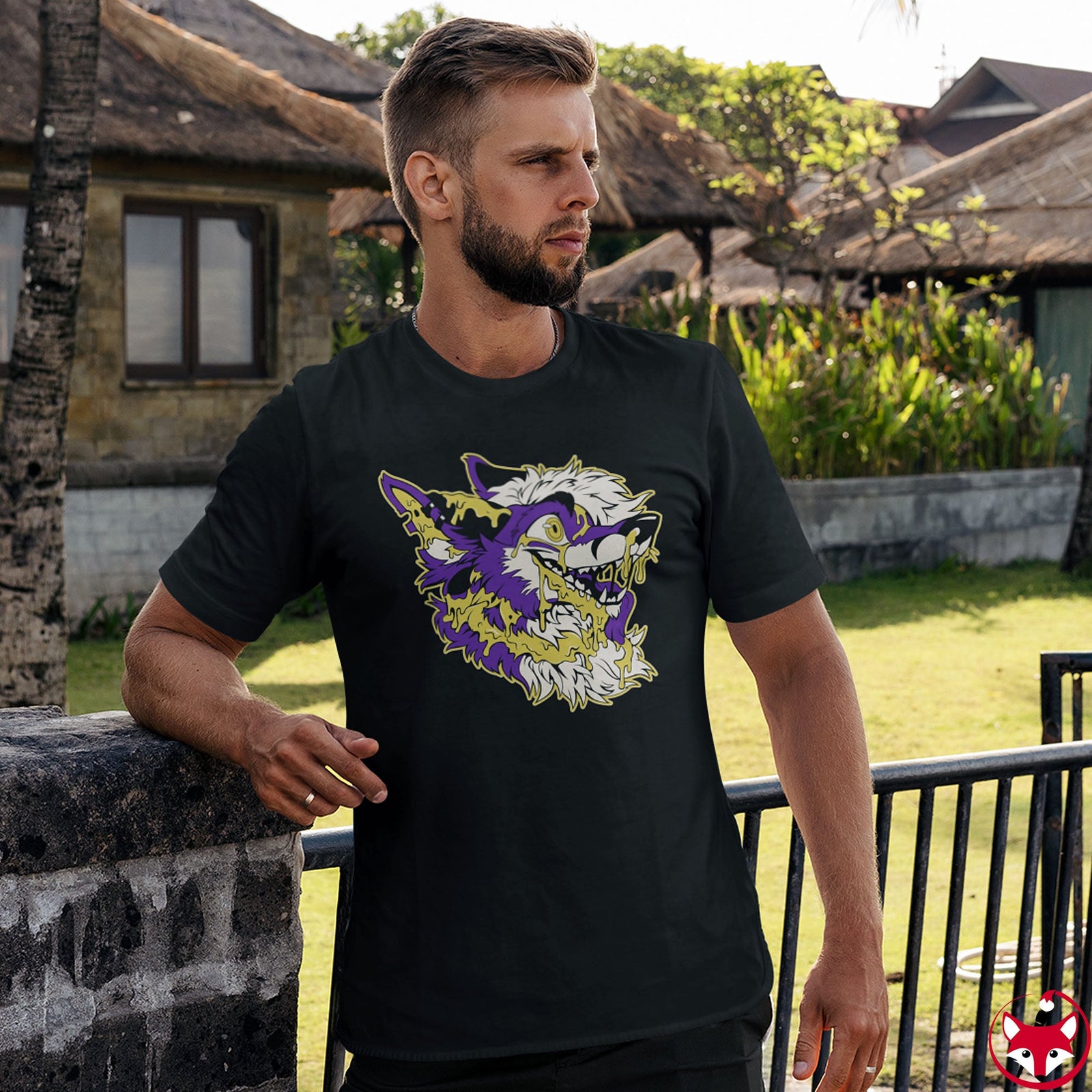 Purple and Yellow - T-Shirt T-Shirt Artworktee 