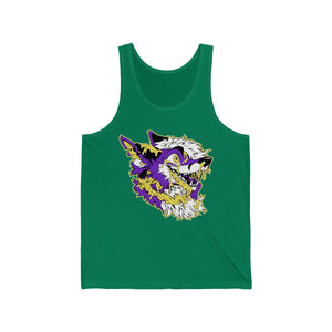 Purple and Yellow - Tank Top Tank Top Artworktee Green XS 