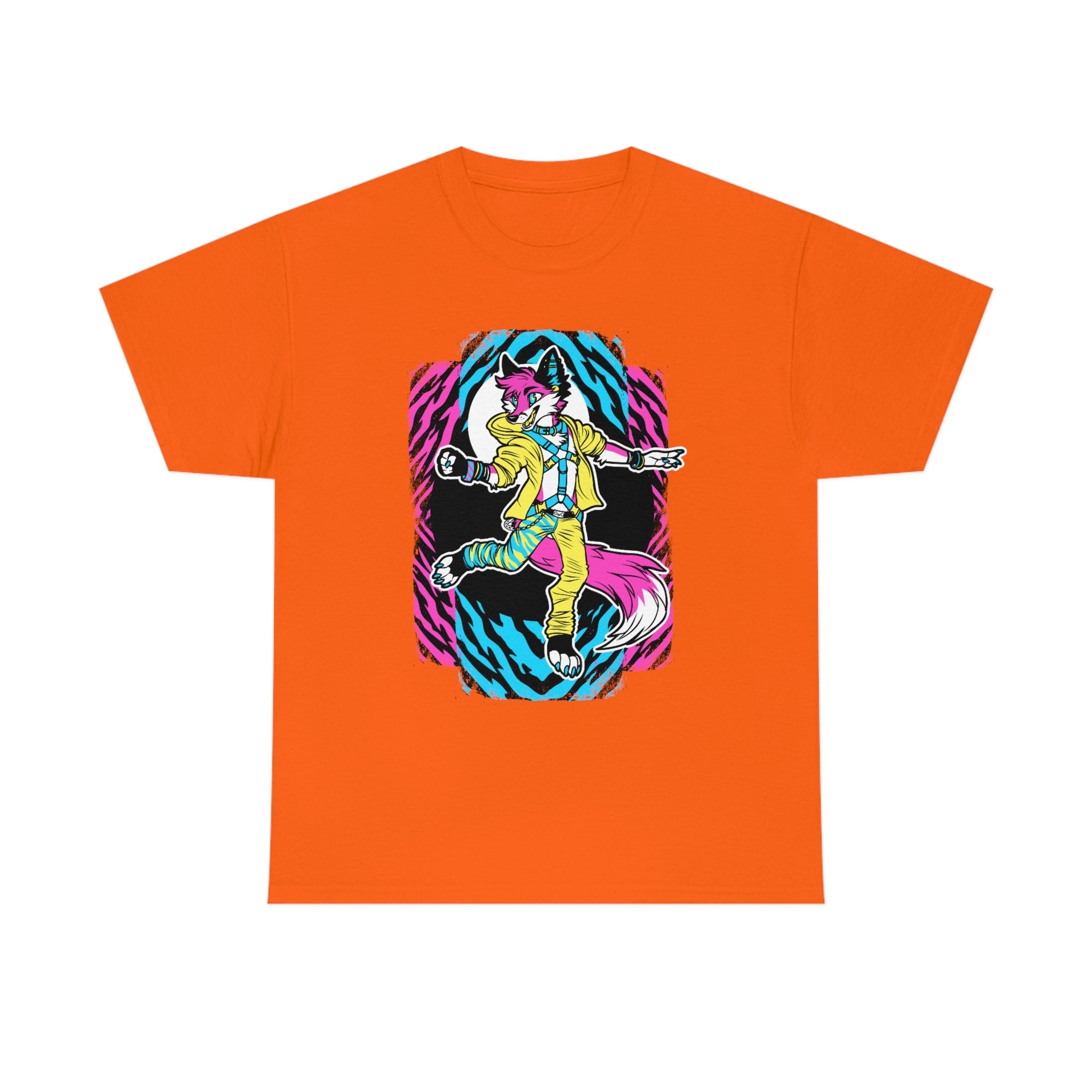 Rave Fox - T-Shirt T-Shirt Artworktee Orange S 