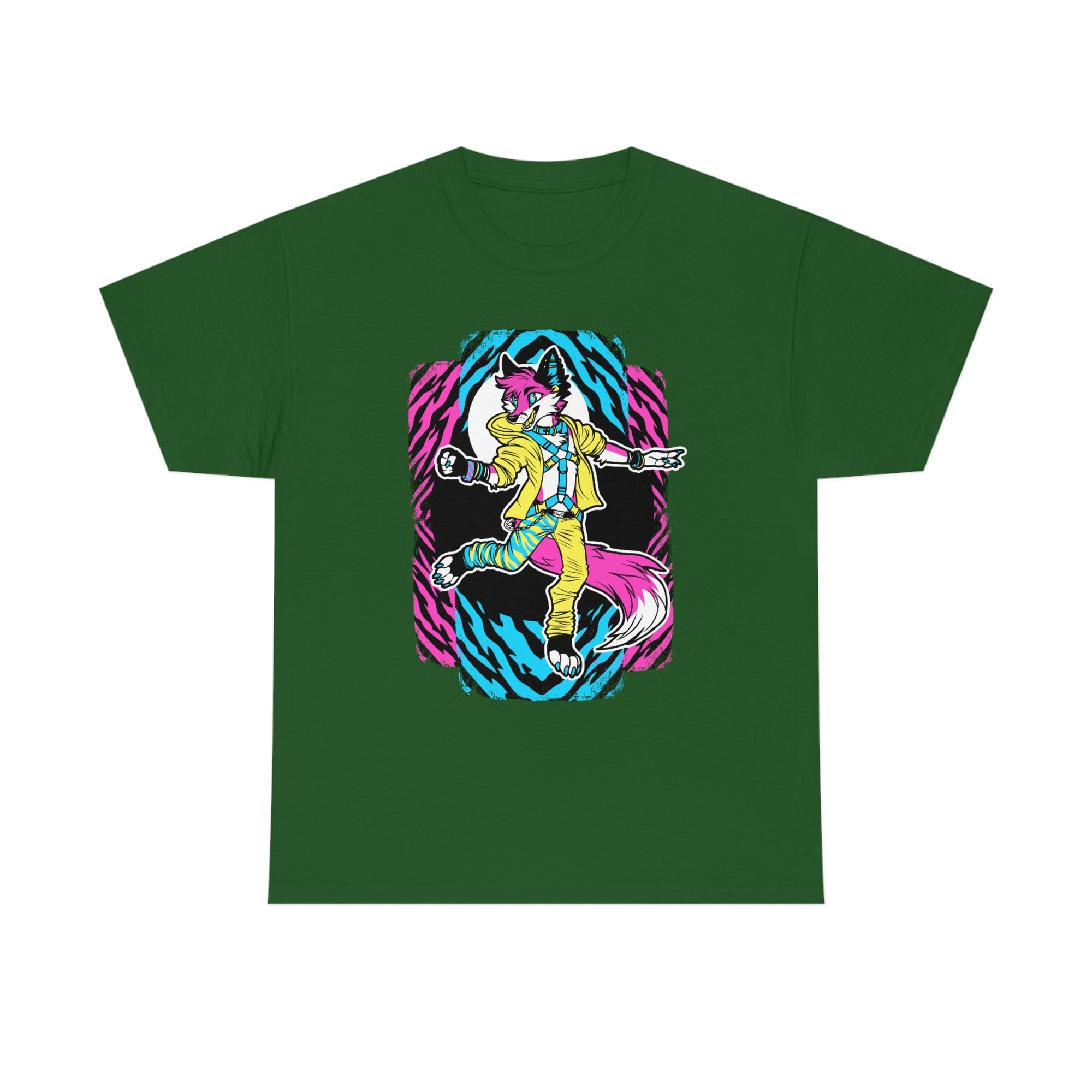 Rave Fox - T-Shirt T-Shirt Artworktee Green S 