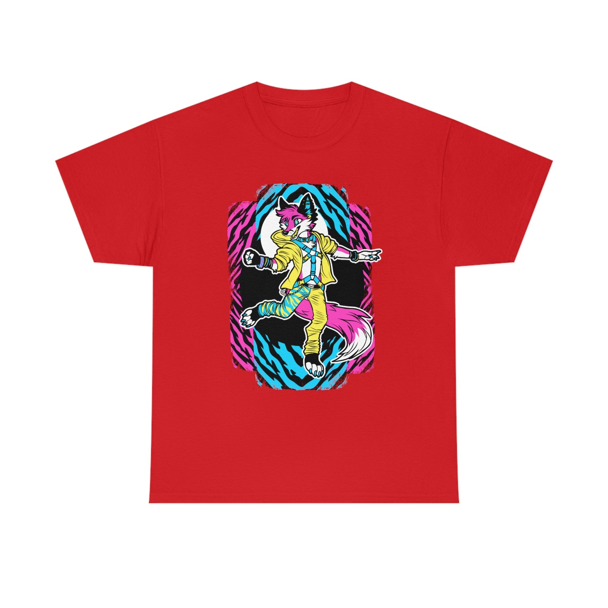 Rave Fox - T-Shirt T-Shirt Artworktee Red S 