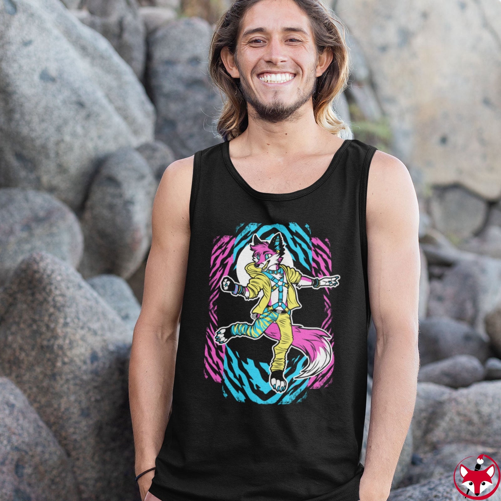 Rave Fox - Tank Top Tank Top Artworktee 