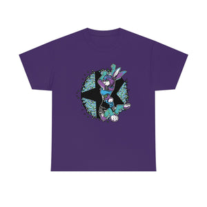 Rave Rabbit - T-Shirt T-Shirt Artworktee Purple S 