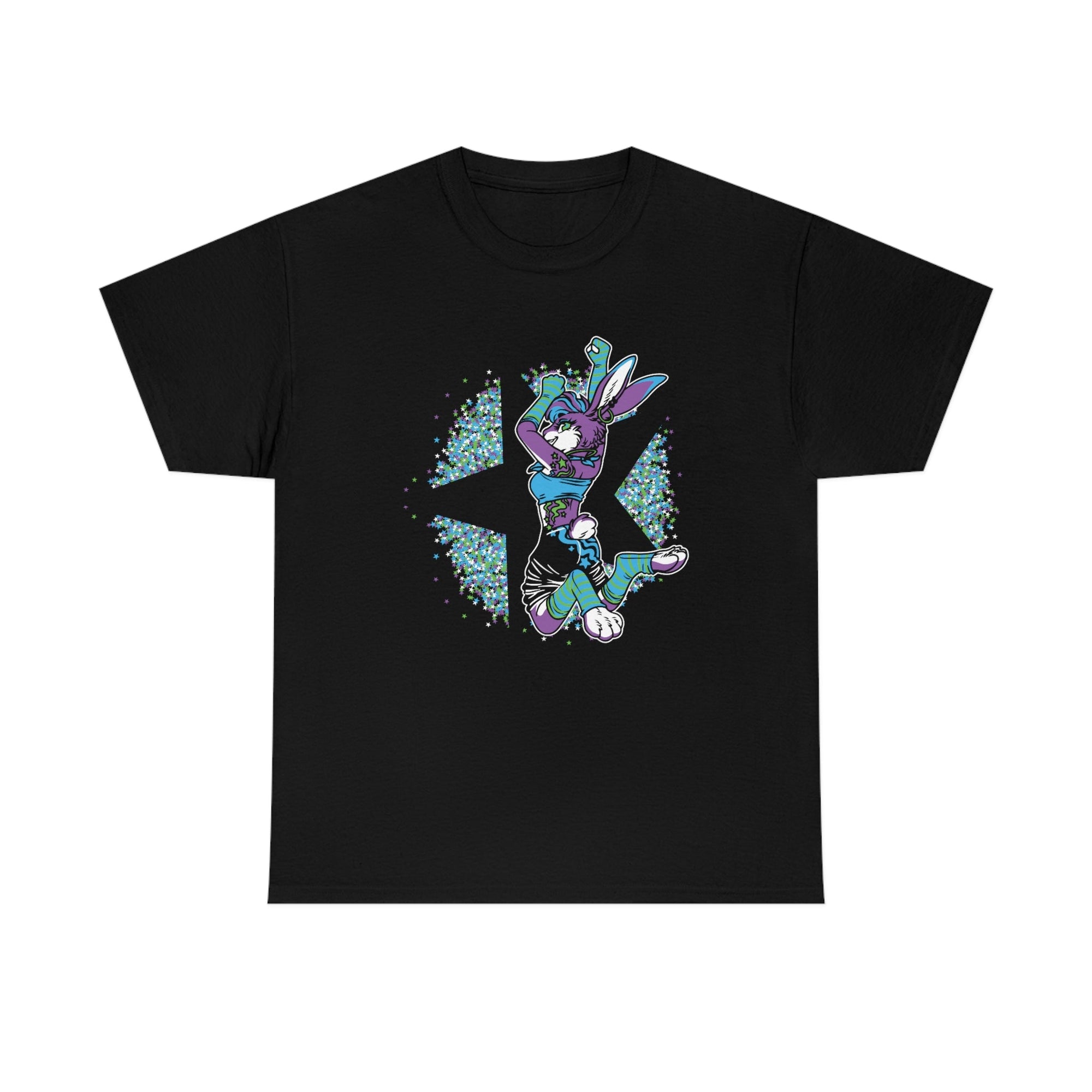 Rave Rabbit - T-Shirt T-Shirt Artworktee Black S 