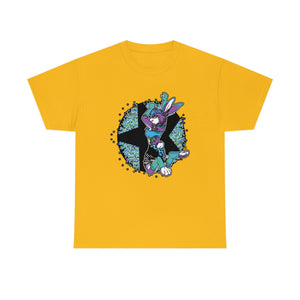 Rave Rabbit - T-Shirt T-Shirt Artworktee Gold S 