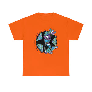 Rave Rabbit - T-Shirt T-Shirt Artworktee Orange S 