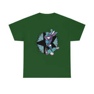 Rave Rabbit - T-Shirt T-Shirt Artworktee Green S 