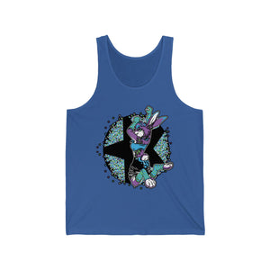 Rave Rabbit - Tank Top Tank Top Artworktee Royal Blue XS 