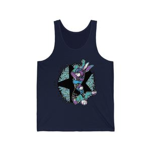 Rave Rabbit - Tank Top Tank Top Artworktee Navy Blue XS 