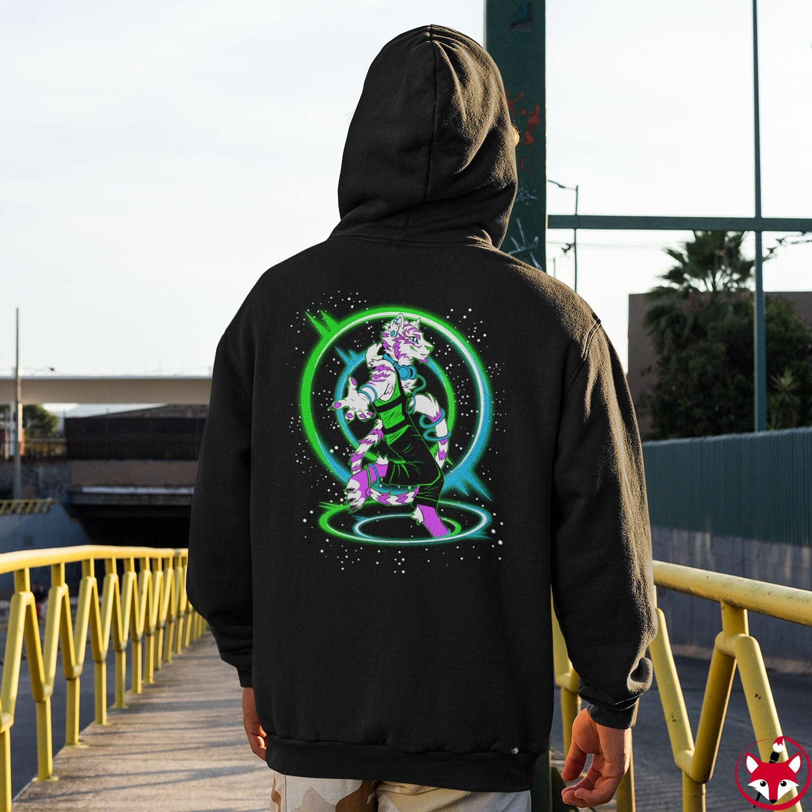 Rave Tiger - Hoodie Hoodie Artworktee 