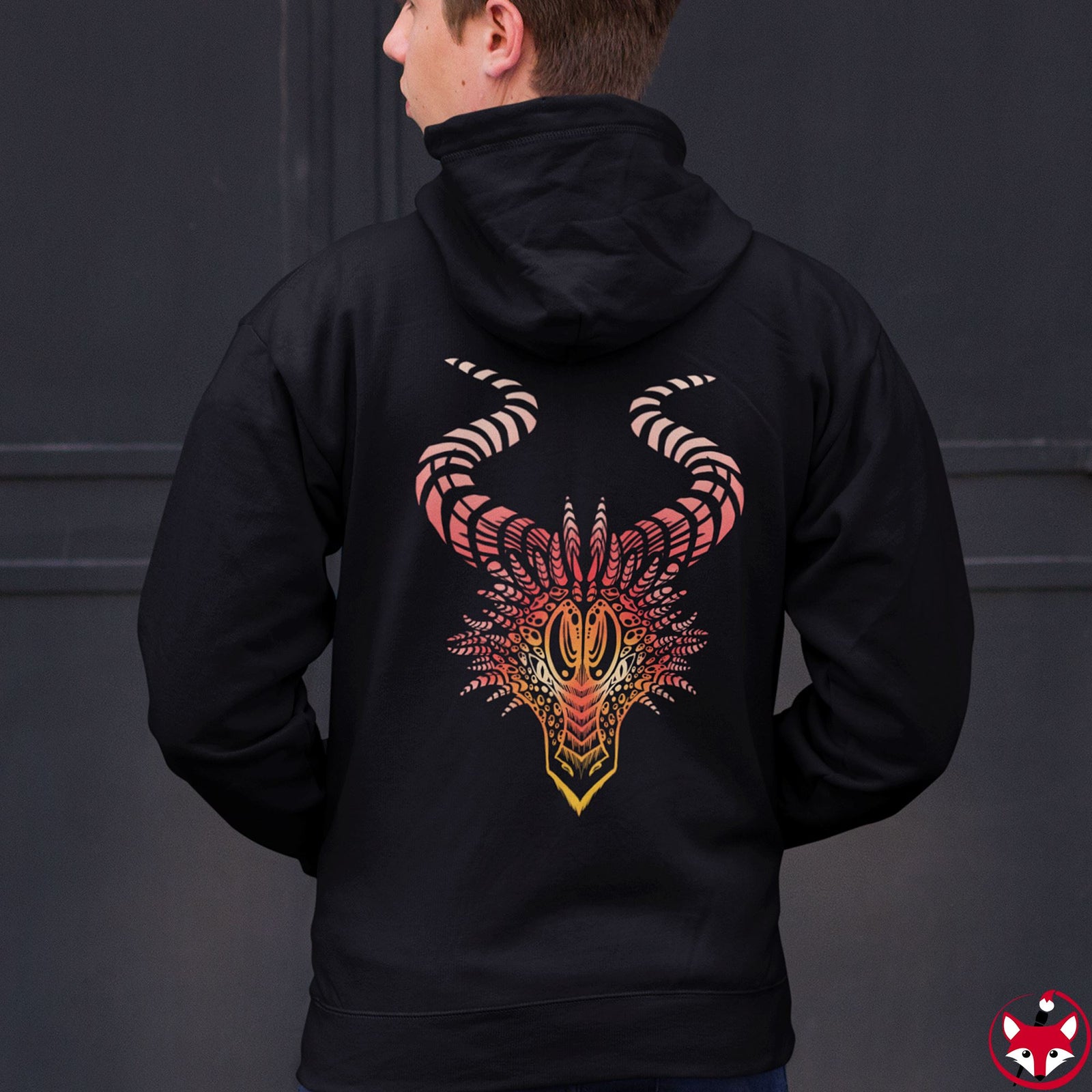 Red Dragon - Hoodie Hoodie Dire Creatures 