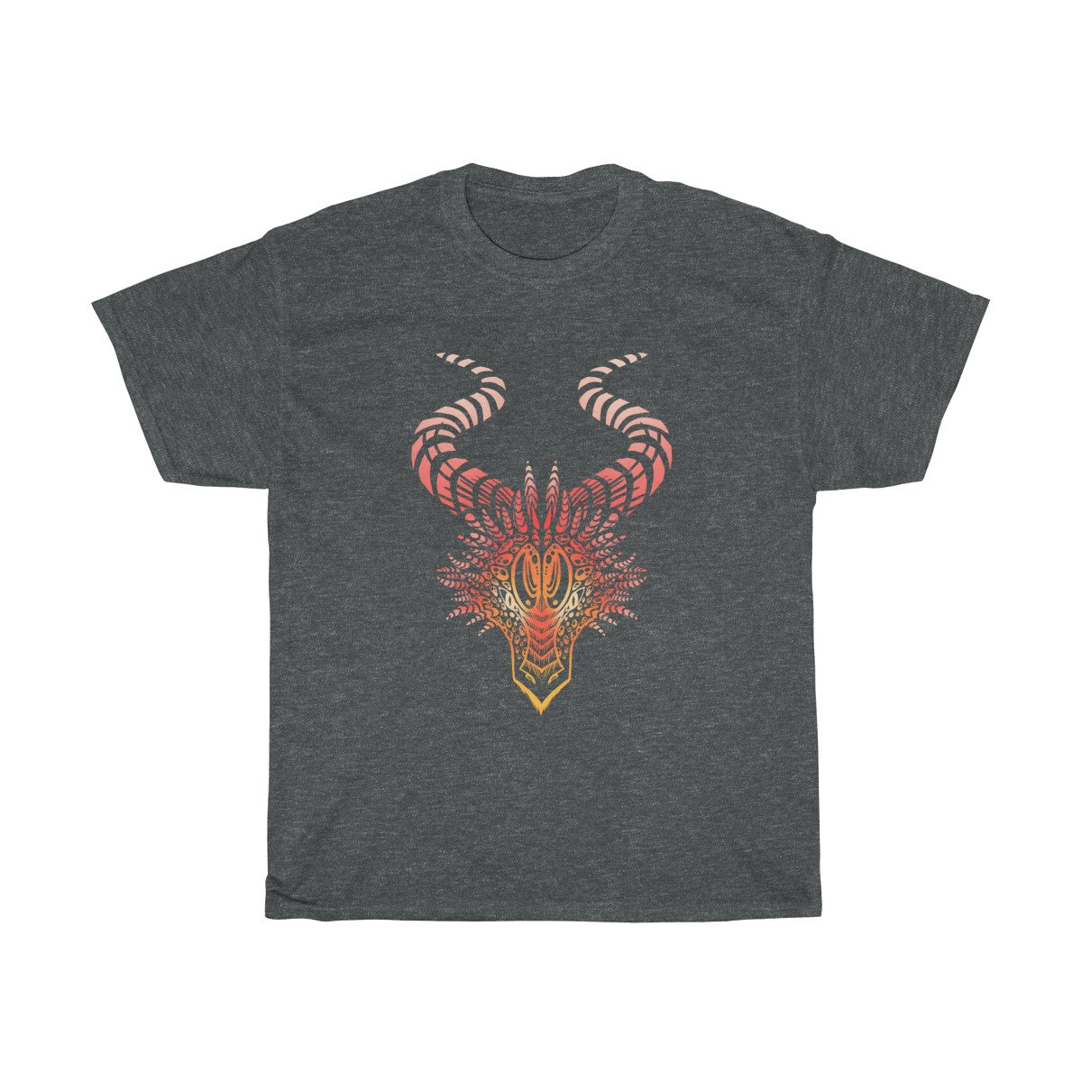 Red Dragon - T-Shirt T-Shirt Dire Creatures Dark Heather S 