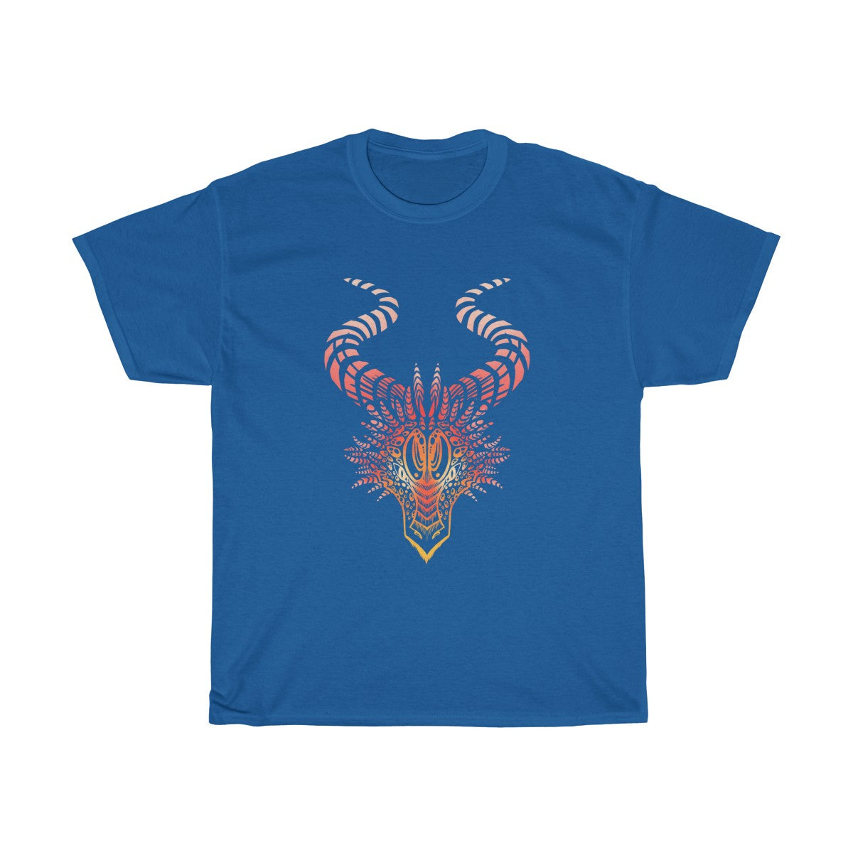 Red Dragon - T-Shirt T-Shirt Dire Creatures Royal Blue S 