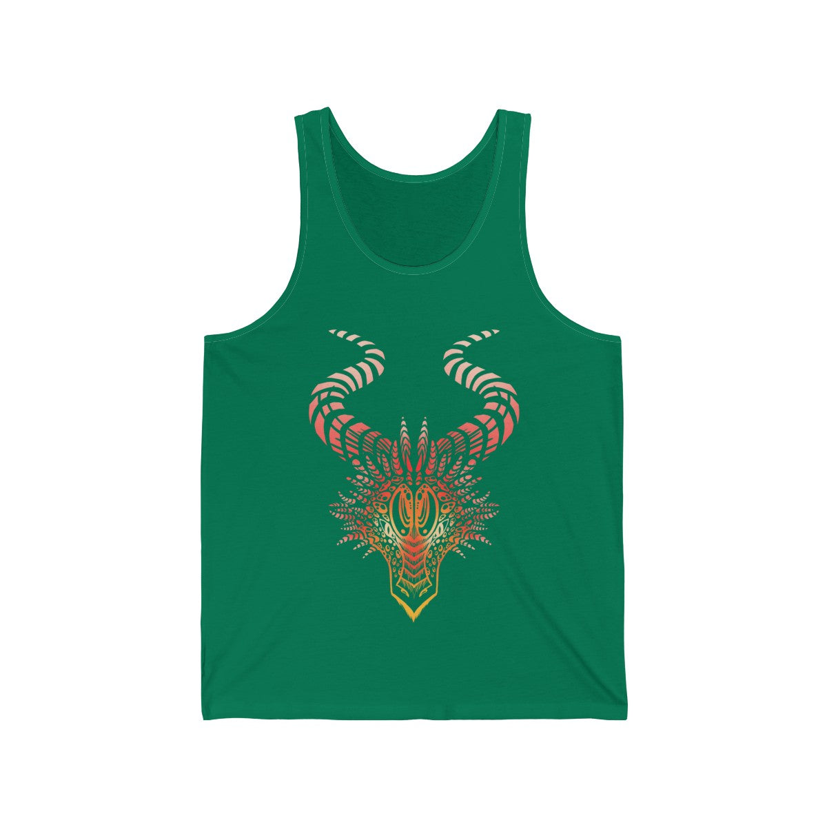 Red Dragon - Tank Top Tank Top Dire Creatures Green XS 