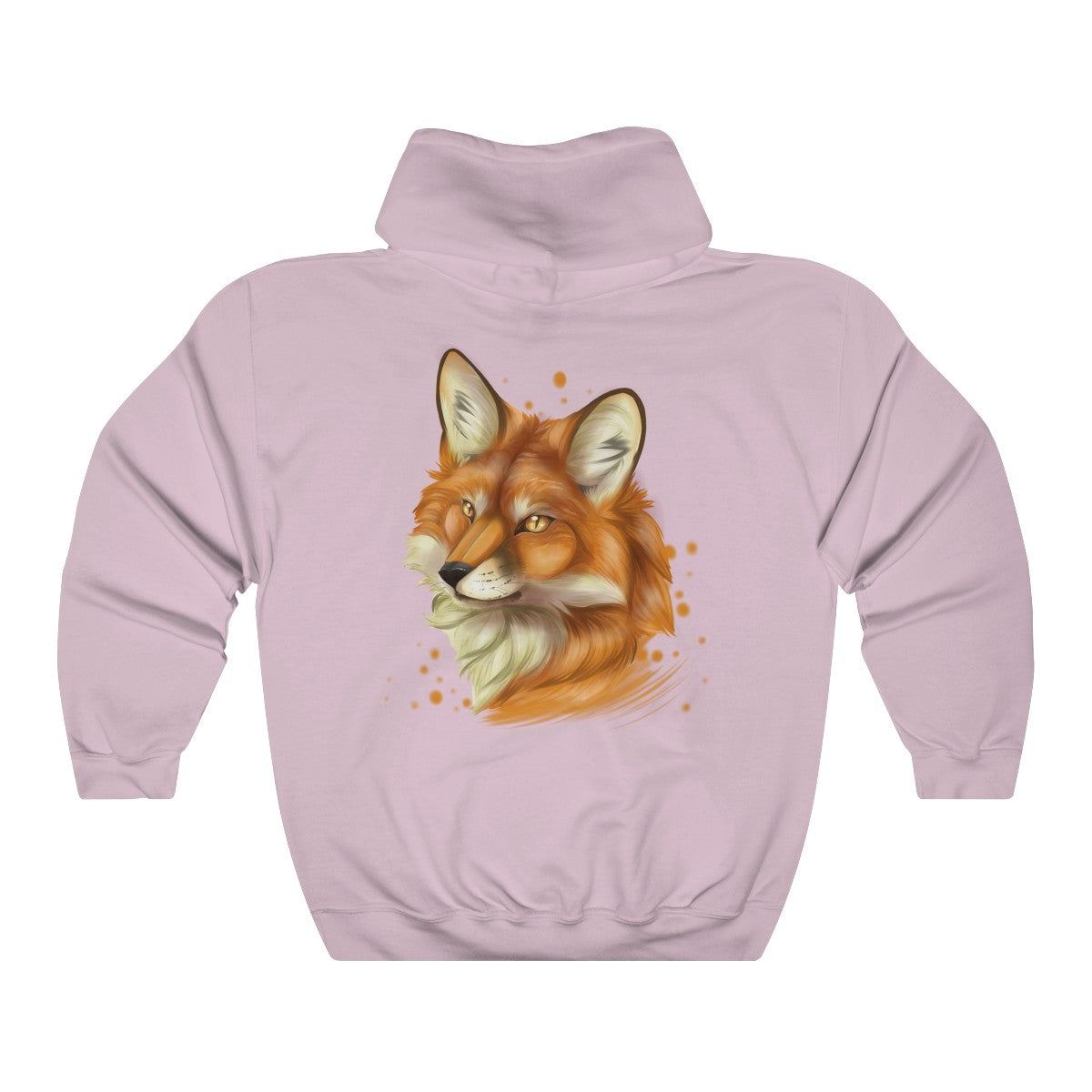 Triple Star Cowl Neck hoodie  Red Fox