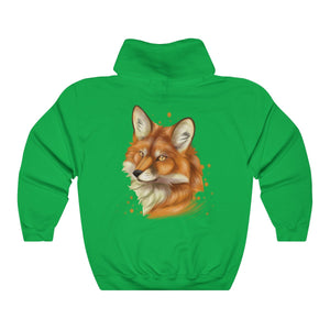 Red Fox - Hoodie Hoodie Dire Creatures Green S 