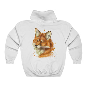 Red Fox - Hoodie Hoodie Dire Creatures White S 