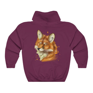 Red Fox - Hoodie Hoodie Dire Creatures Maroon S 