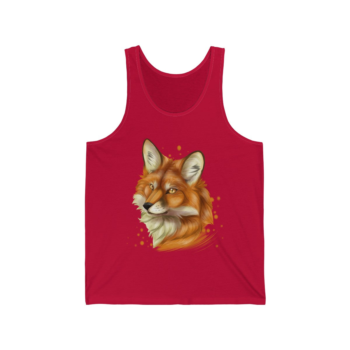 Red Fox - Tank Top Tank Top Dire Creatures Red XS 