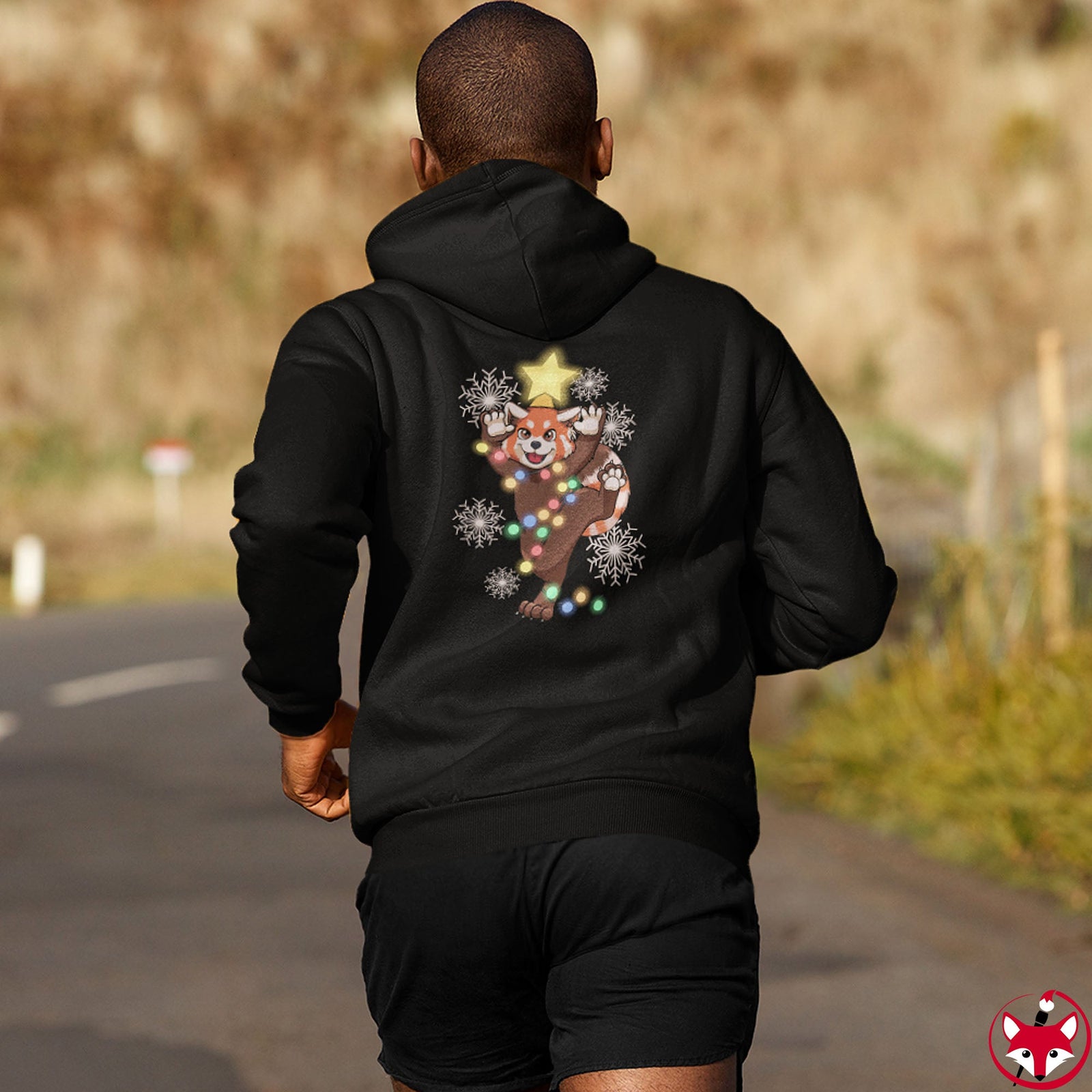 Red Panda Christmas - Hoodie Hoodie Artworktee 