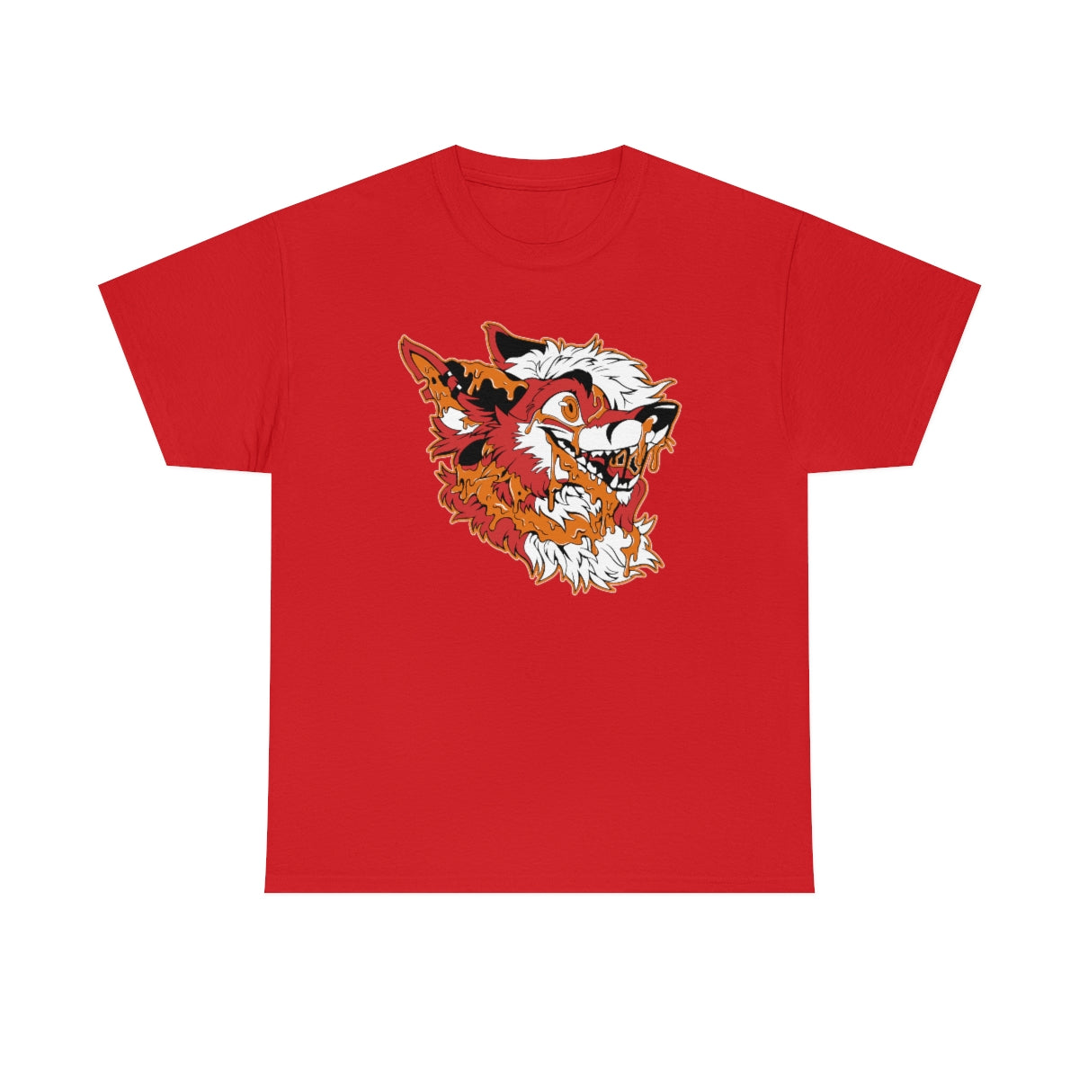 Red and Orange - T-Shirt T-Shirt Artworktee Red S 