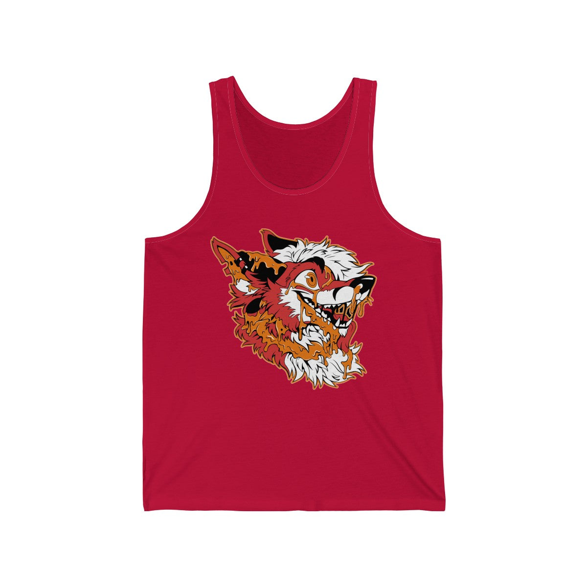 Red and Orange - Tank Top Tank Top Artworktee Red XS 