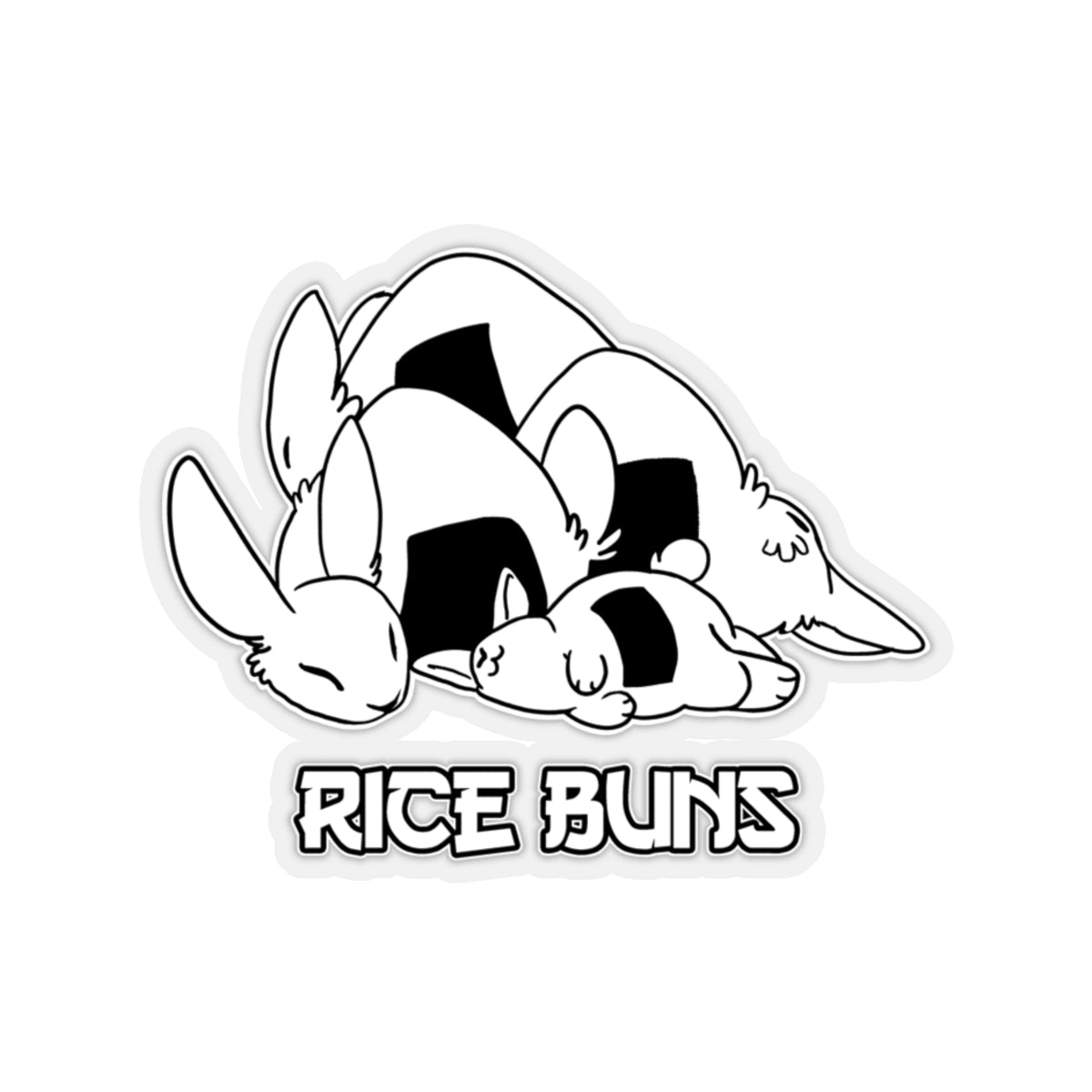 Rice Buns - Sticker Sticker Artworktee 