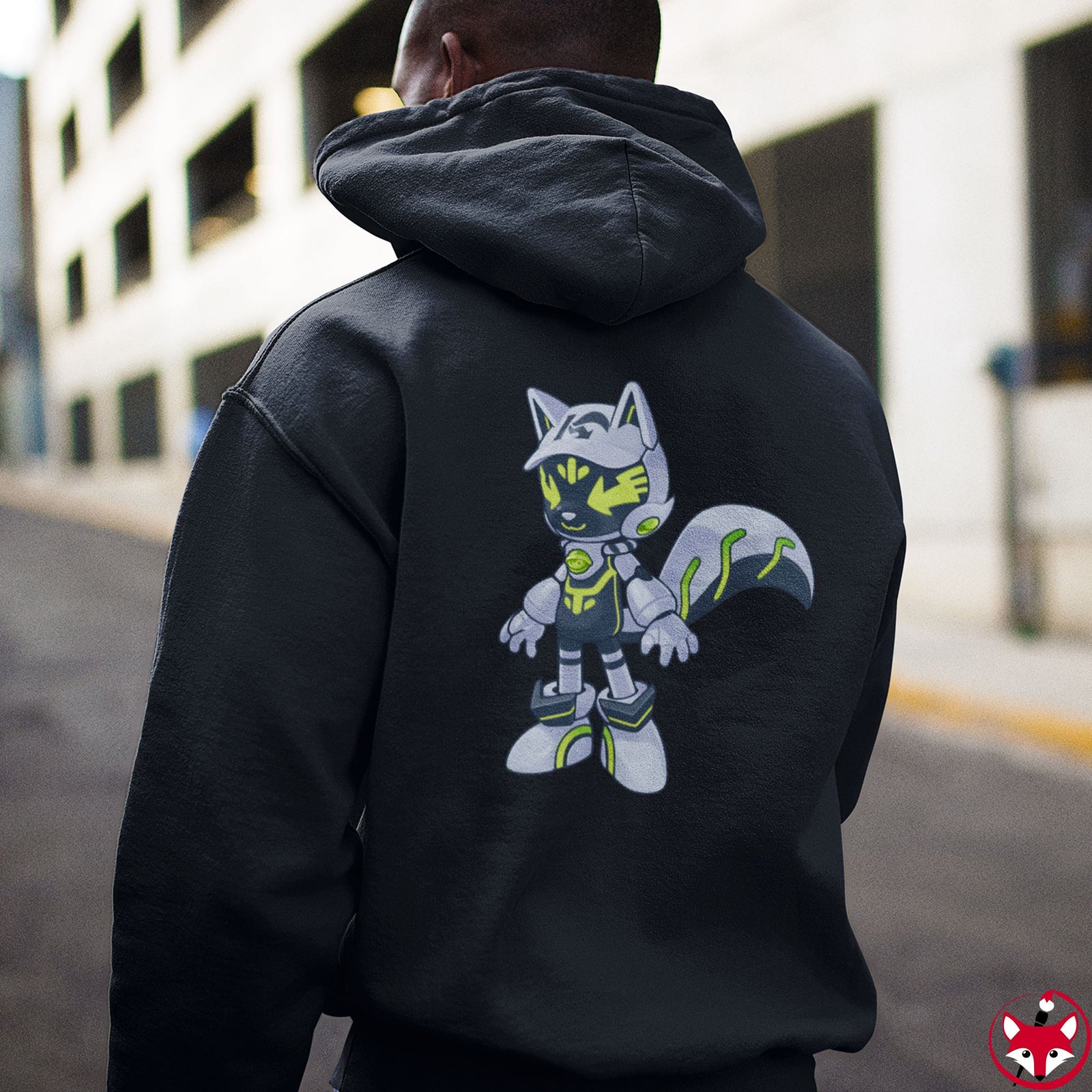 Robot Kitsune-Kyubit - Hoodie Hoodie Lordyan 