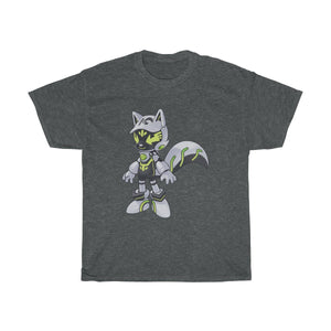 Robot Kitsune-Kyubit - T-Shirt T-Shirt Lordyan Dark Heather S 