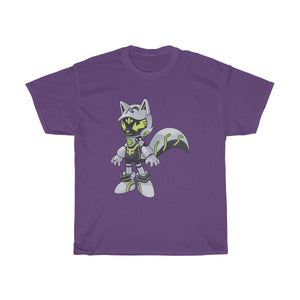 Robot Kitsune-Kyubit - T-Shirt T-Shirt Lordyan Purple S 