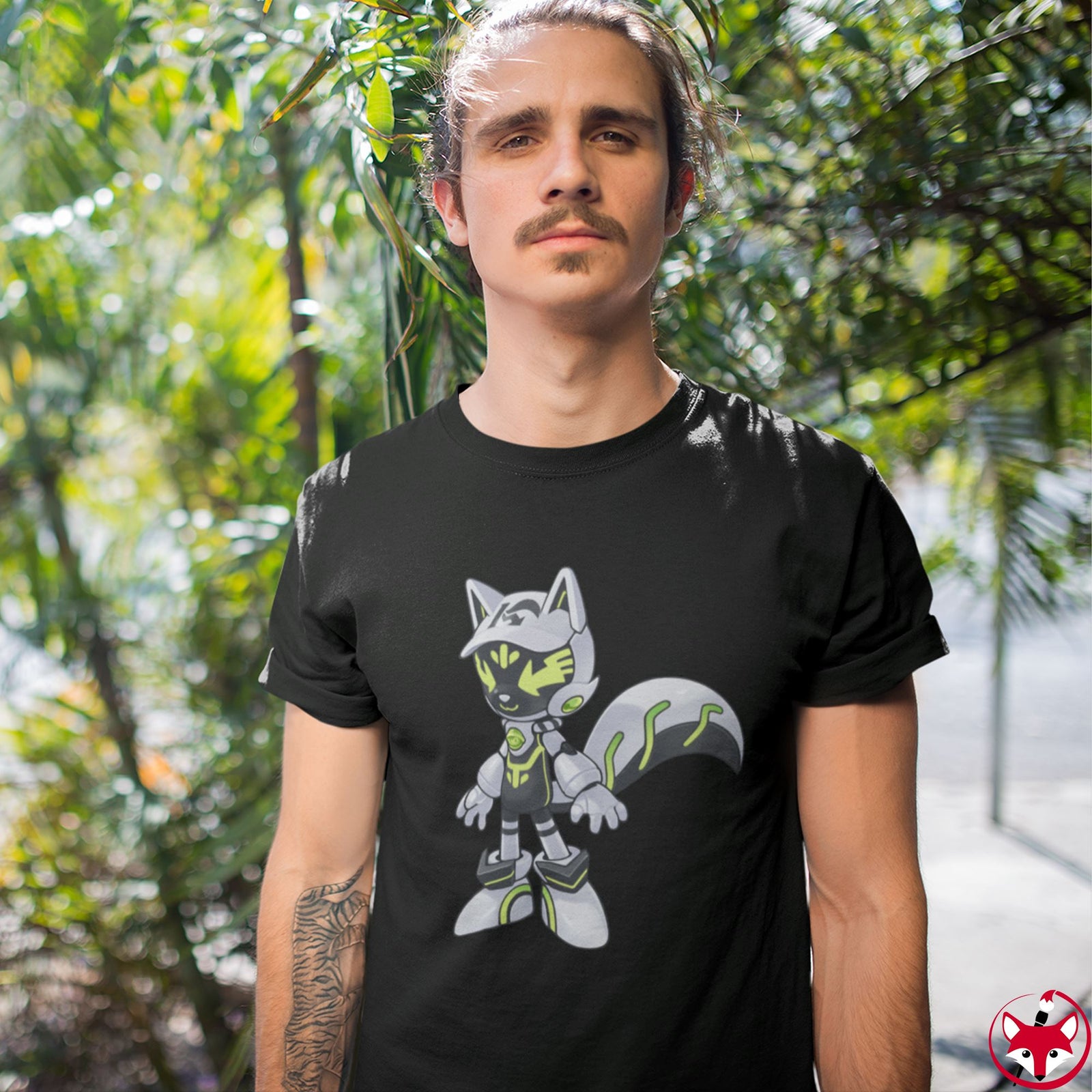 Robot Kitsune-Kyubit - T-Shirt T-Shirt Lordyan 