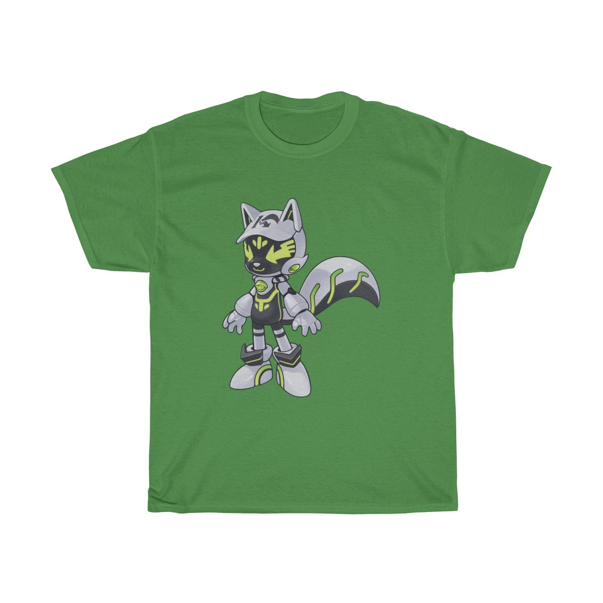 Robot Kitsune-Kyubit - T-Shirt T-Shirt Lordyan Green S 